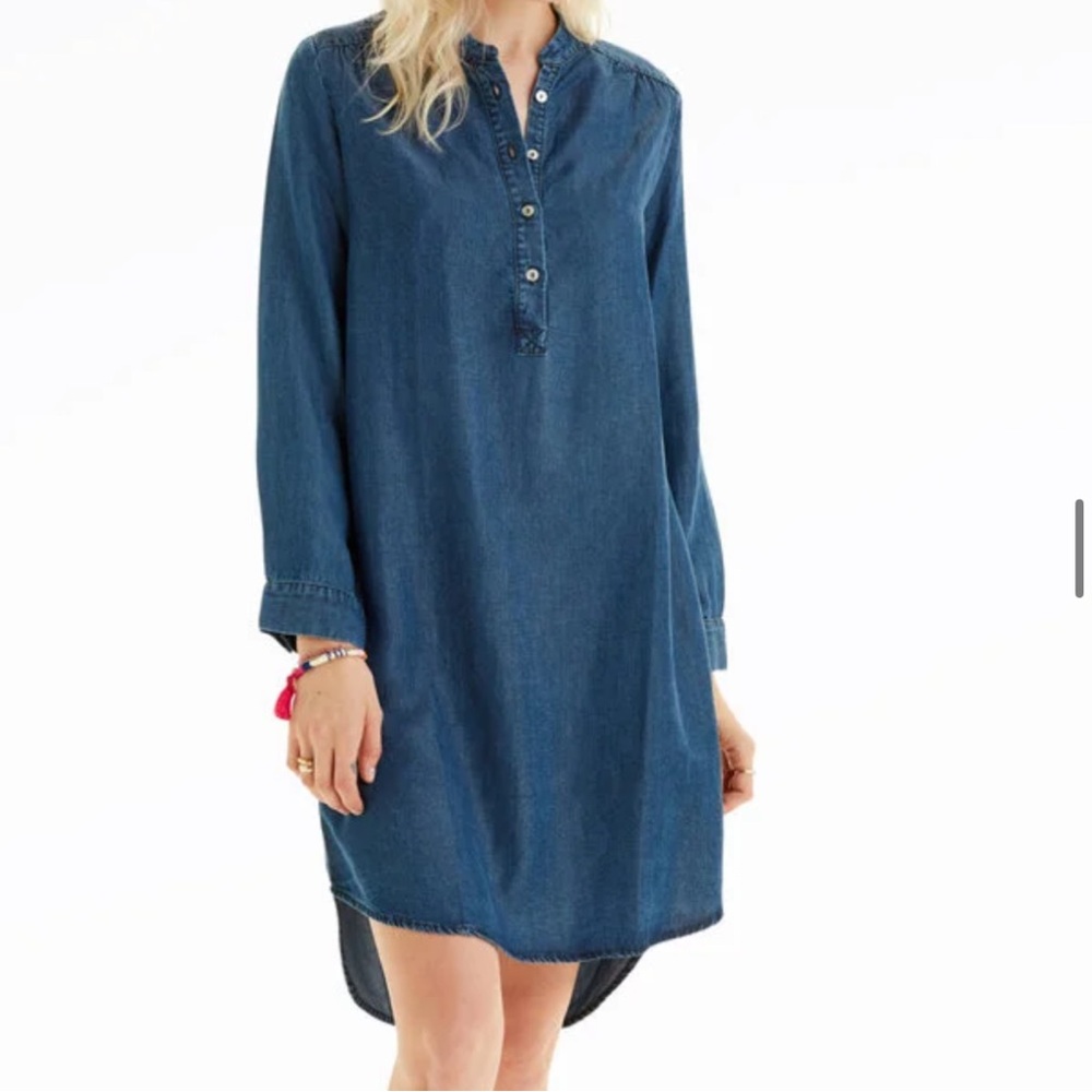 Amour Vert Chambray Shirt-Dress Size XS